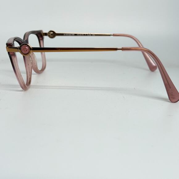 Coach Hc6176 5650 Rose Tortoise Square Eyeglasses Frames 53-17-140 H19821 - Picture 2 of 7